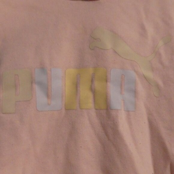 PUMA | size 8 | Pink Hooded Sweatshirt / Hoodie - Picture 1 of 16